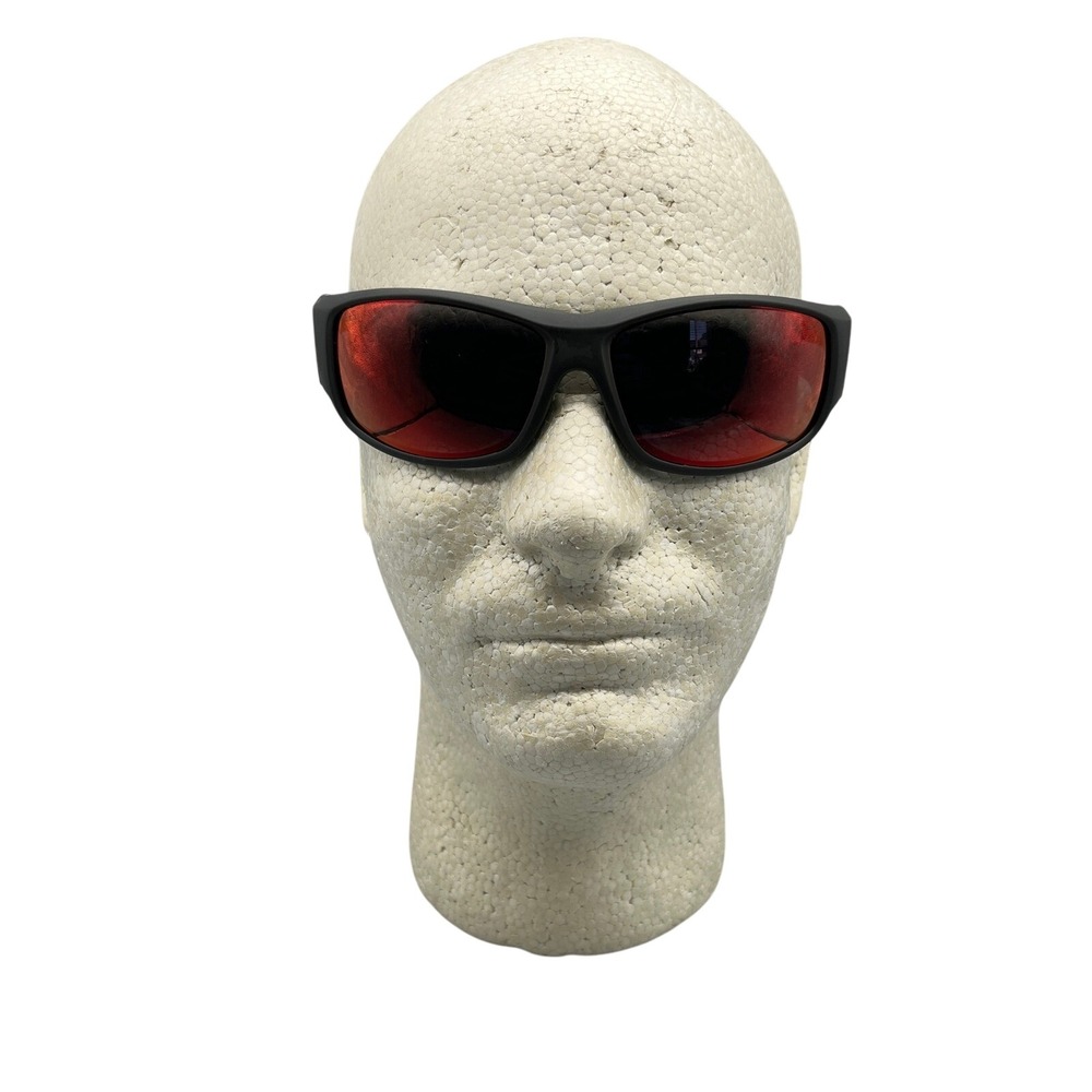 Edge Eyewear Legends‎ LE Sunglasses Black Frame Red Mirrored Lens FXO Edition